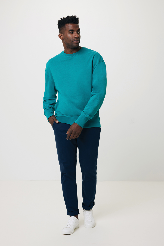 Sweater à col rond en coton recyclé IQONIQ Kruger