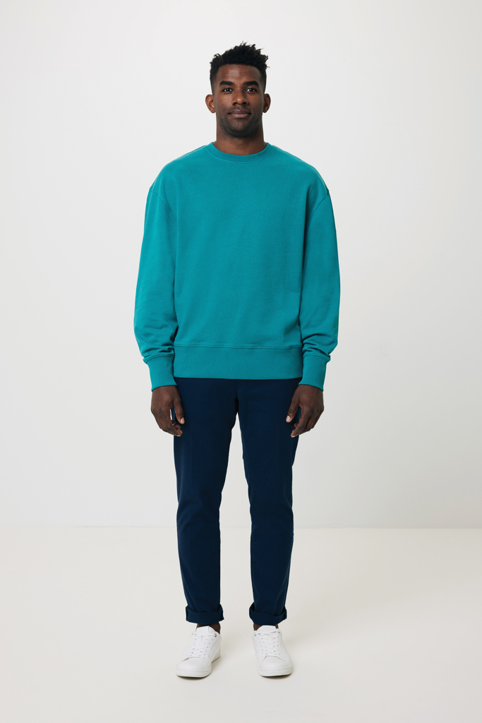 Sweater à col rond en coton recyclé IQONIQ Kruger
