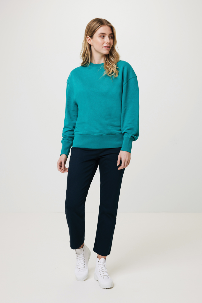 Sweater à col rond en coton recyclé IQONIQ Kruger