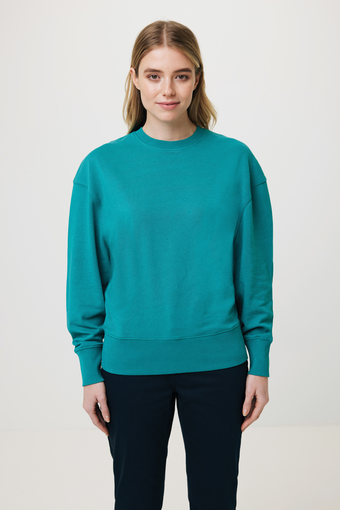Sweater à col rond en coton recyclé IQONIQ Kruger