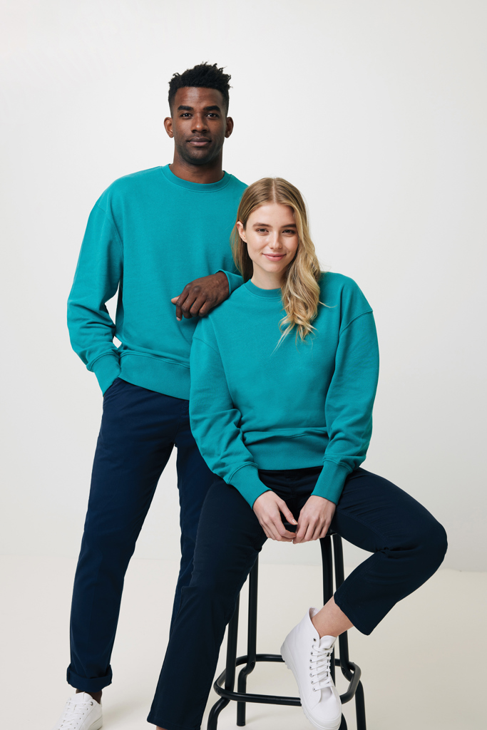 Sweater à col rond en coton recyclé IQONIQ Kruger