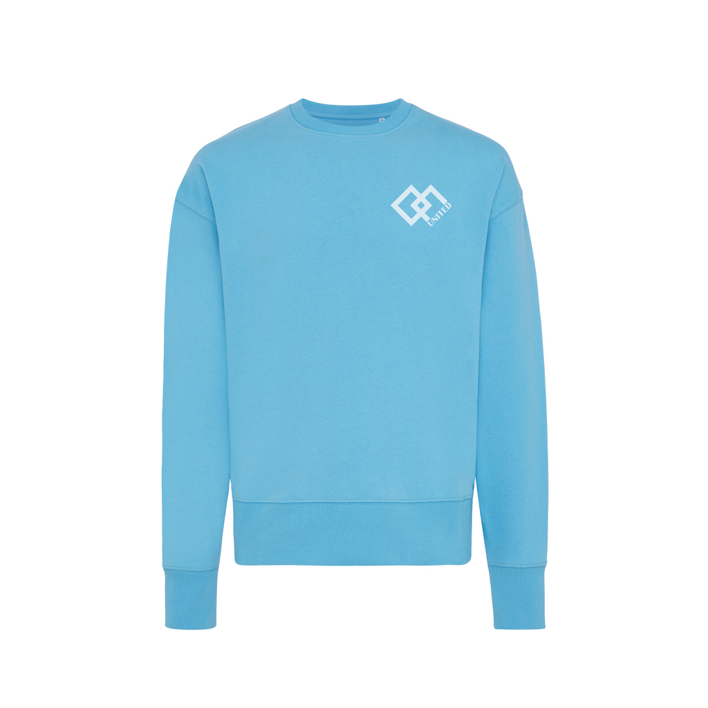 IQONIQ Kruger Sudadera Cuello Redondo Relax Fit Algodón Reci