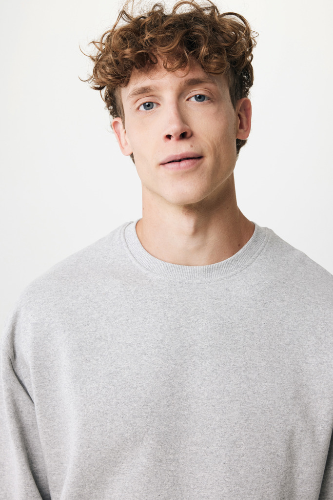 IQONIQ Kruger Sudadera Cuello Redondo Relax Fit Algodón Reci