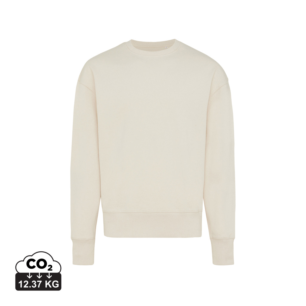 Sweater à col rond en coton recyclé IQONIQ Kruger