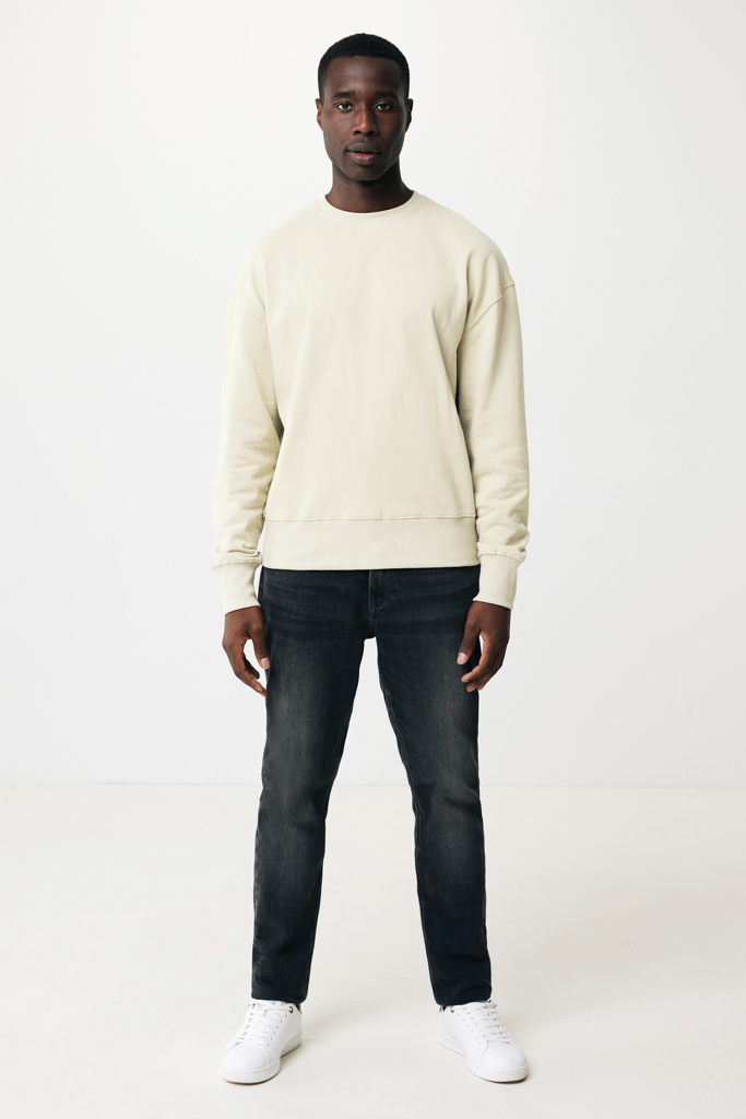 Sweater à col rond en coton recyclé IQONIQ Kruger