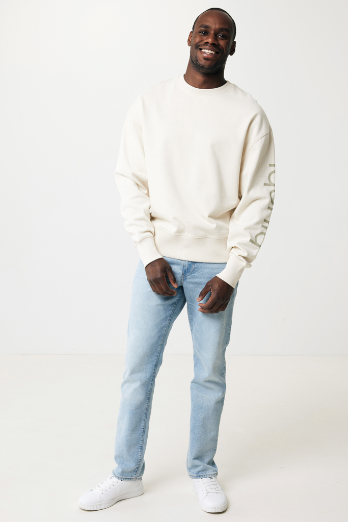 Sweater à col rond en coton recyclé IQONIQ Kruger