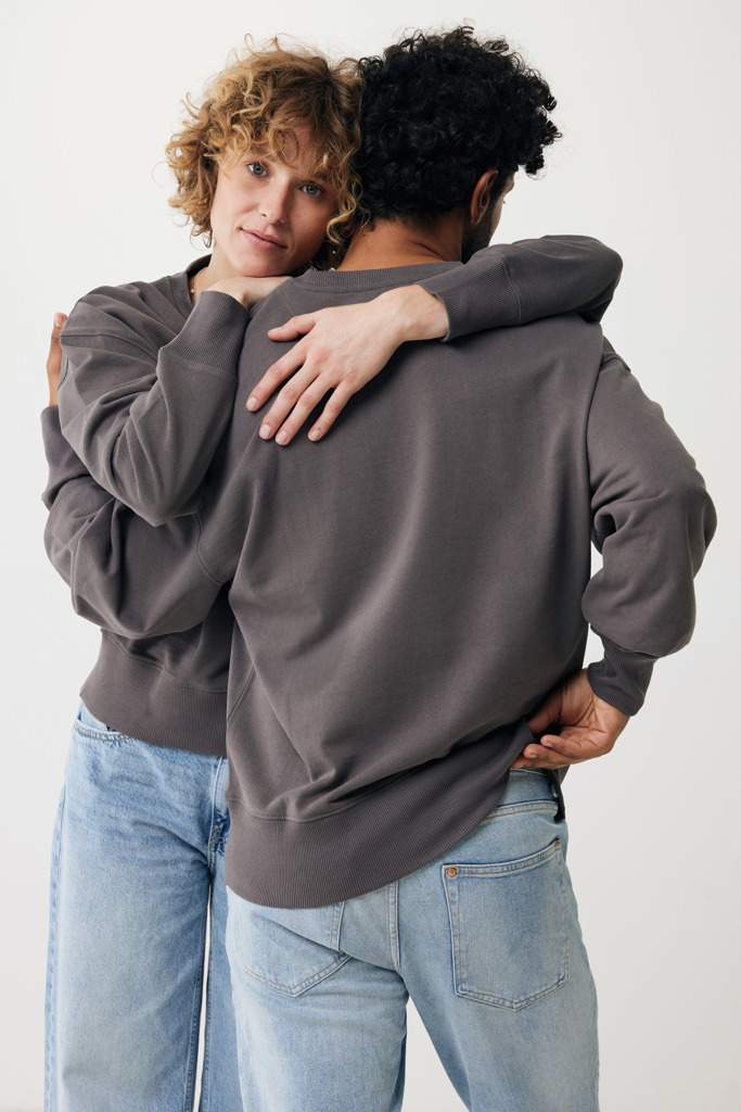 IQONIQ Kruger Sudadera Cuello Redondo Relax Fit Algodón Reci