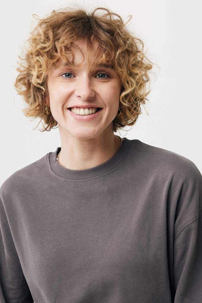 IQONIQ Kruger Sudadera Cuello Redondo Relax Fit Algodón Reci