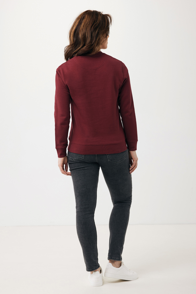 rojo burdeos IQONIQ Etosha Sudadera Cuello Redondo Light Weight Algodón R