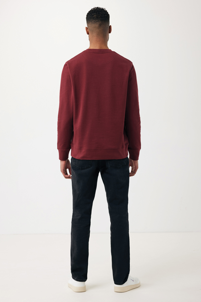 rojo burdeos IQONIQ Etosha Sudadera Cuello Redondo Light Weight Algodón R