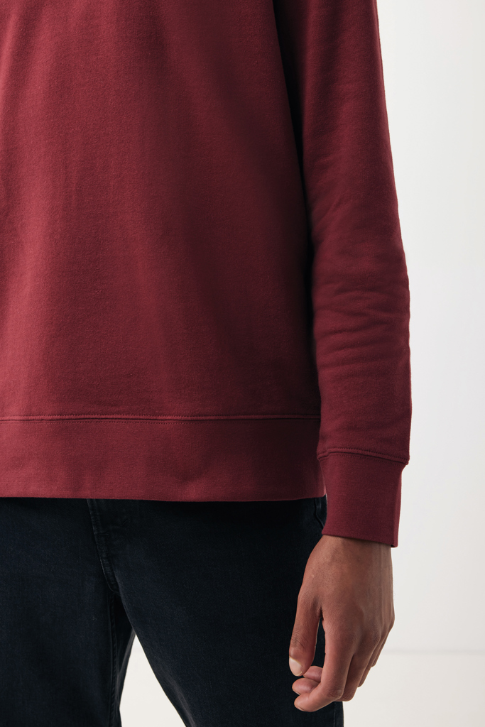 rojo burdeos IQONIQ Etosha Sudadera Cuello Redondo Light Weight Algodón R