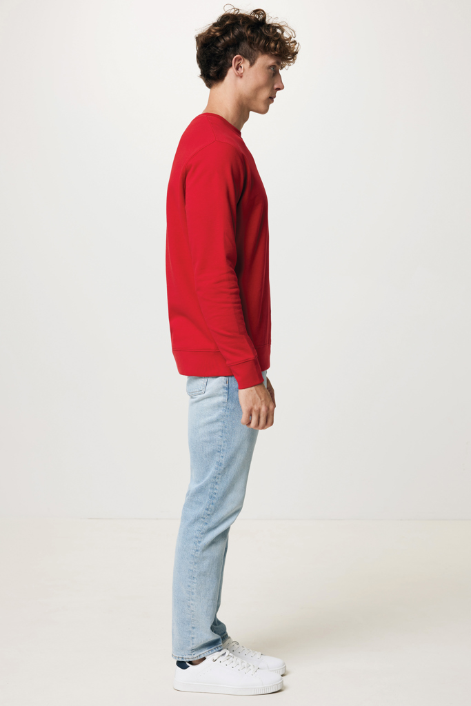 rojo IQONIQ Etosha Sudadera Cuello Redondo Light Weight Algodón R