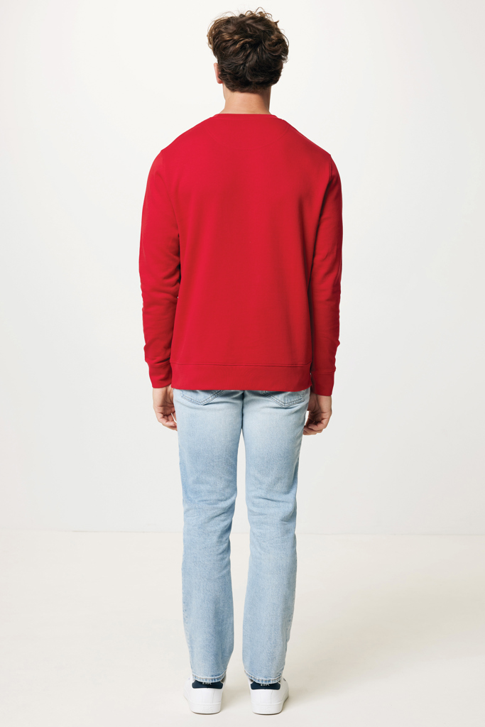 rojo IQONIQ Etosha Sudadera Cuello Redondo Light Weight Algodón R