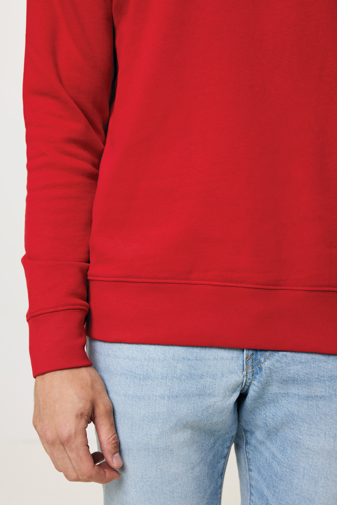 rojo IQONIQ Etosha Sudadera Cuello Redondo Light Weight Algodón R