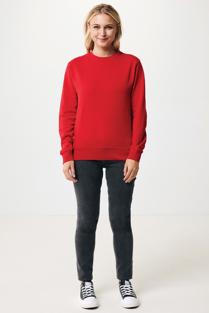rojo IQONIQ Etosha Sudadera Cuello Redondo Light Weight Algodón R