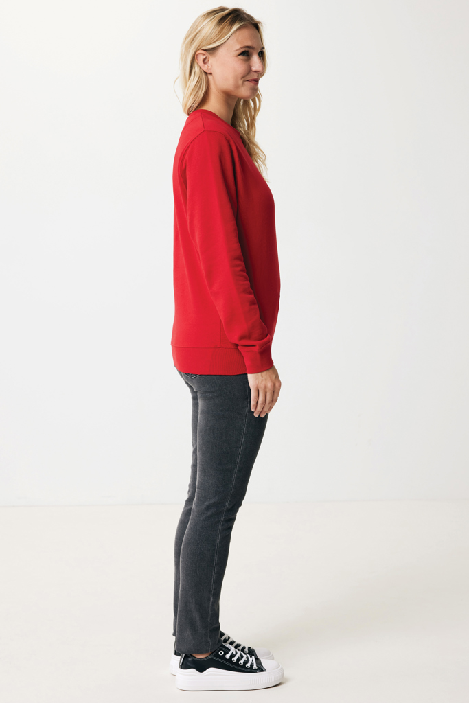 rojo IQONIQ Etosha Sudadera Cuello Redondo Light Weight Algodón R