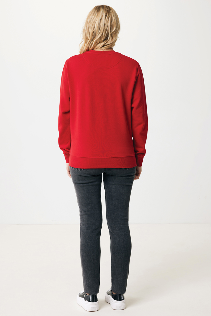 rojo IQONIQ Etosha Sudadera Cuello Redondo Light Weight Algodón R