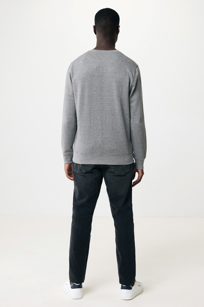 light heather anthracite IQONIQ Etosha Sudadera Cuello Redondo Light Weight Algodón R