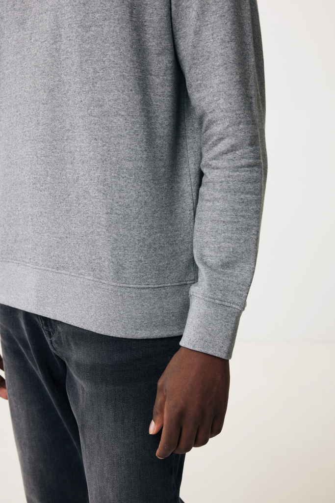 light heather anthracite IQONIQ Etosha Sudadera Cuello Redondo Light Weight Algodón R