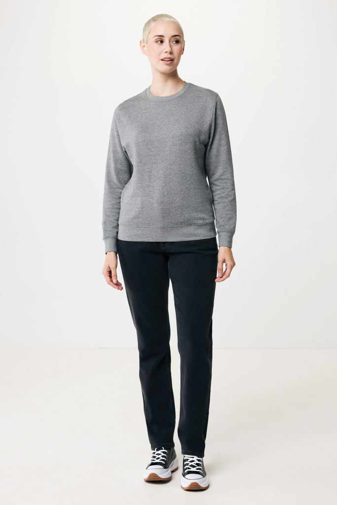 light heather anthracite IQONIQ Etosha Sudadera Cuello Redondo Light Weight Algodón R