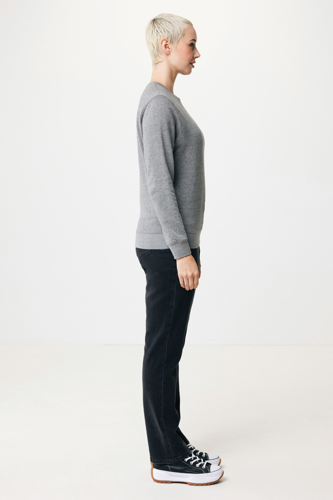 light heather anthracite IQONIQ Etosha Sudadera Cuello Redondo Light Weight Algodón R