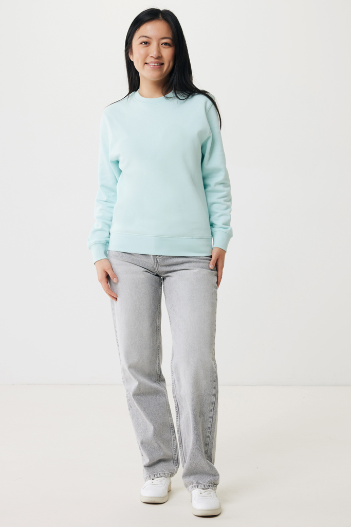 crushed mint IQONIQ Etosha Sudadera Cuello Redondo Light Weight Algodón R