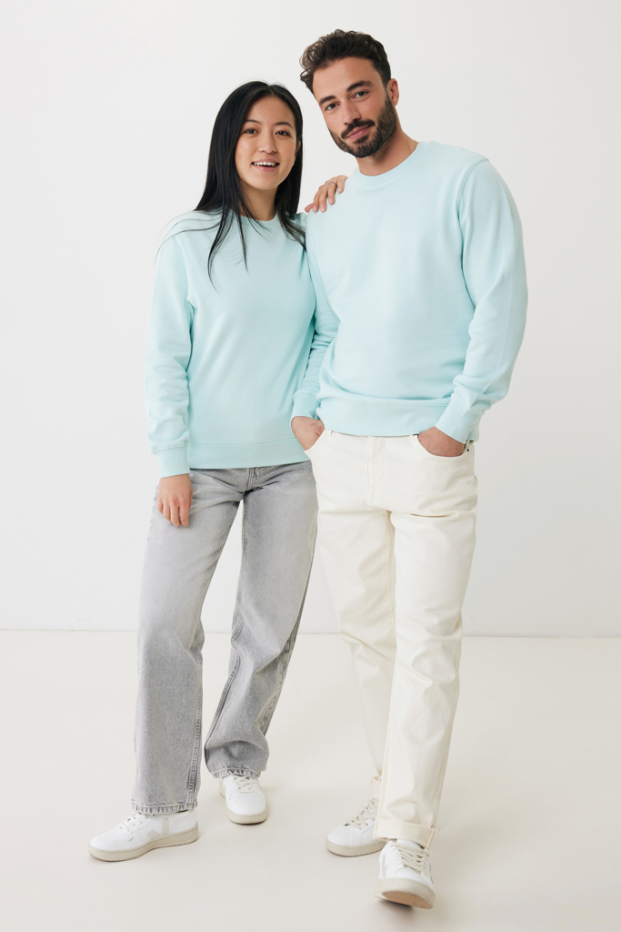 crushed mint IQONIQ Etosha Sudadera Cuello Redondo Light Weight Algodón R