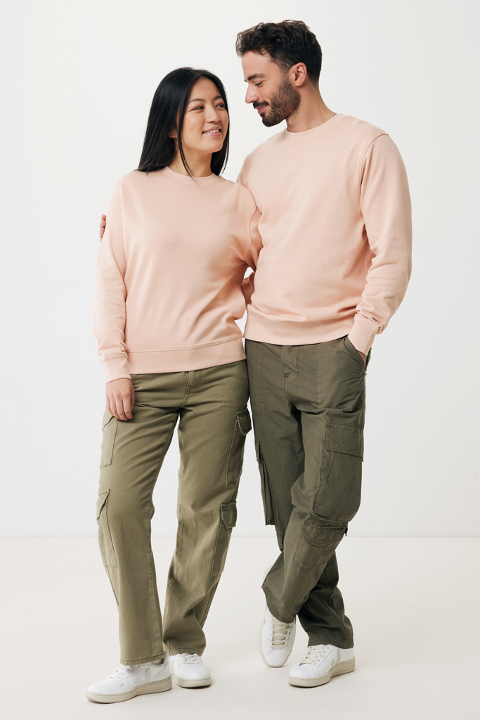 peach nectar IQONIQ Etosha Sudadera Cuello Redondo Light Weight Algodón R