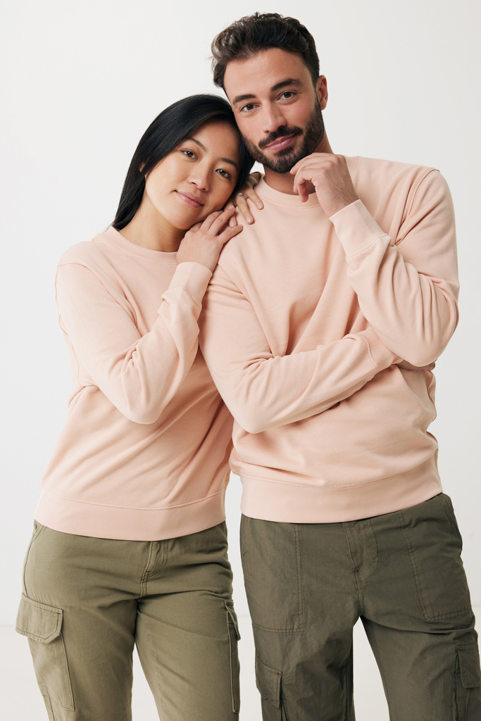 peach nectar IQONIQ Etosha Sudadera Cuello Redondo Light Weight Algodón R