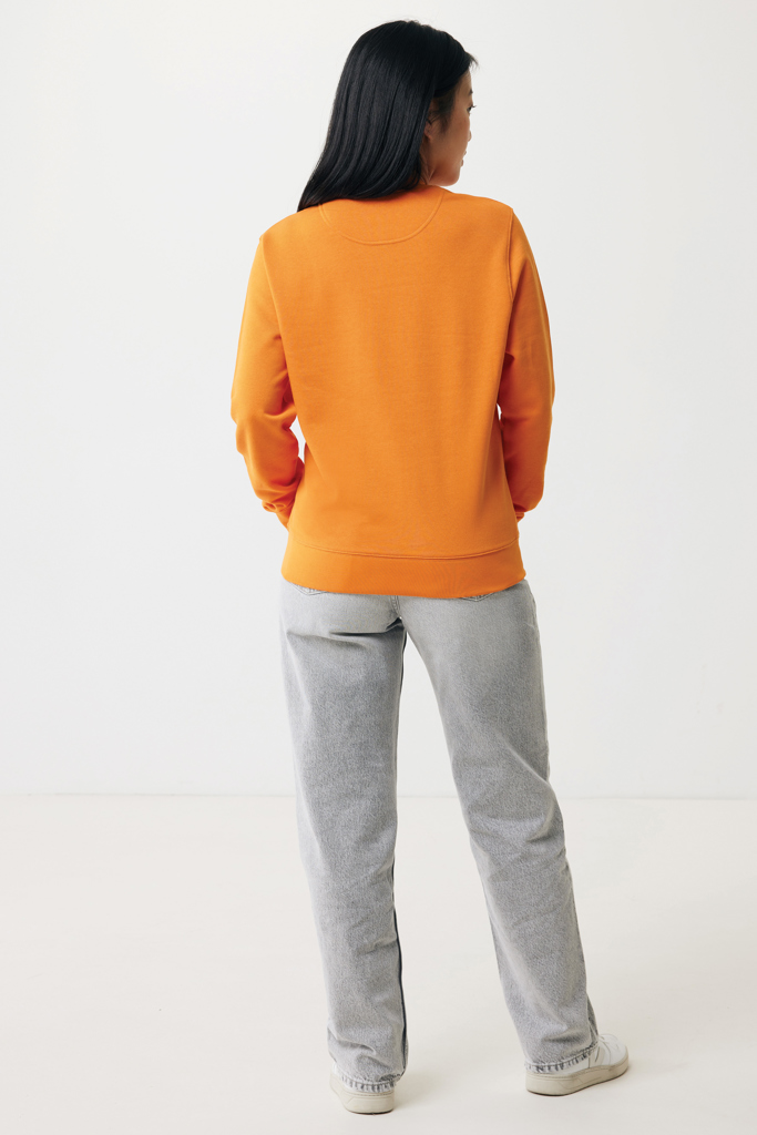 naranja IQONIQ Etosha Sudadera Cuello Redondo Light Weight Algodón R