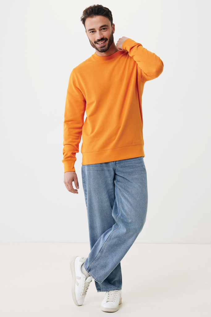 naranja IQONIQ Etosha Sudadera Cuello Redondo Light Weight Algodón R