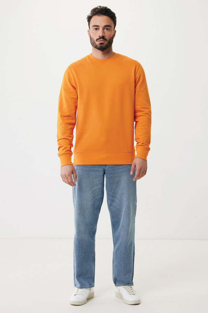 naranja IQONIQ Etosha Sudadera Cuello Redondo Light Weight Algodón R