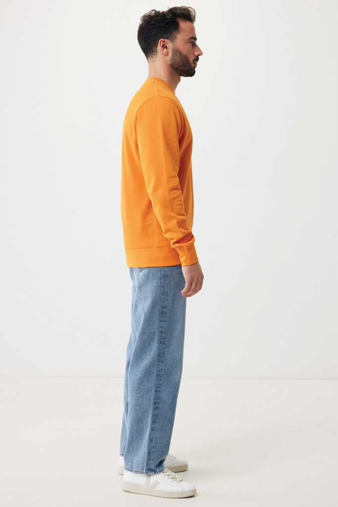 naranja IQONIQ Etosha Sudadera Cuello Redondo Light Weight Algodón R