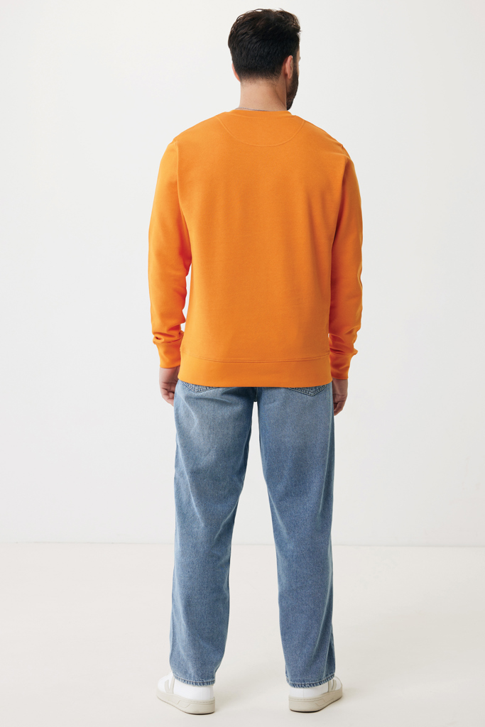 naranja IQONIQ Etosha Sudadera Cuello Redondo Light Weight Algodón R