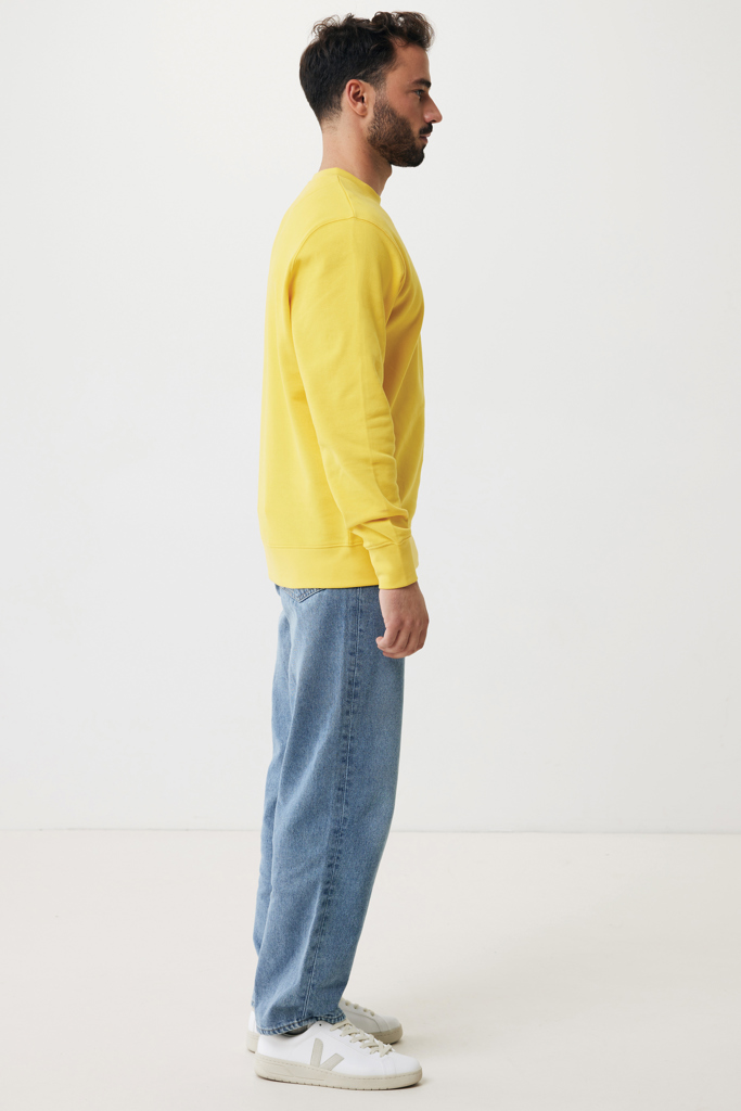 amarillo IQONIQ Etosha Sudadera Cuello Redondo Light Weight Algodón R