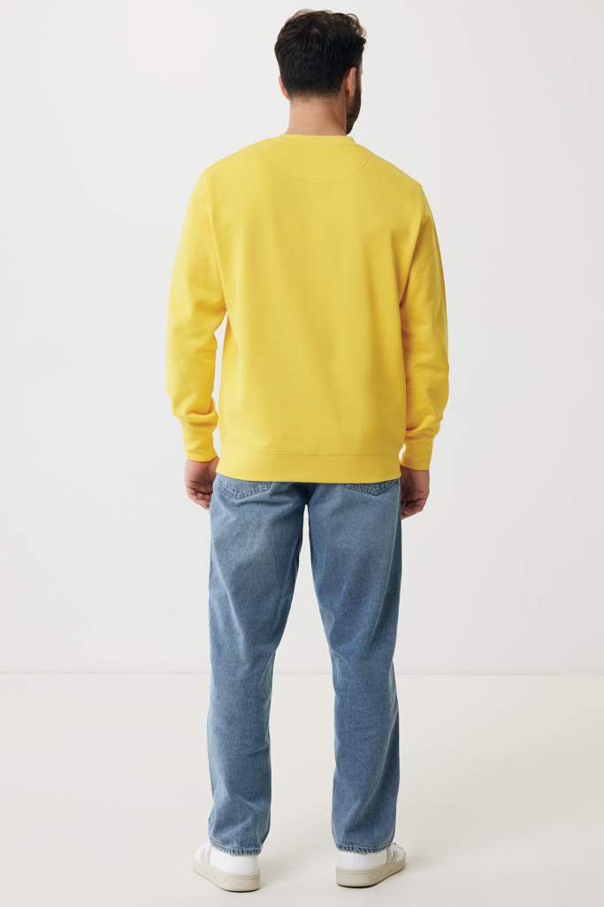 amarillo IQONIQ Etosha Sudadera Cuello Redondo Light Weight Algodón R