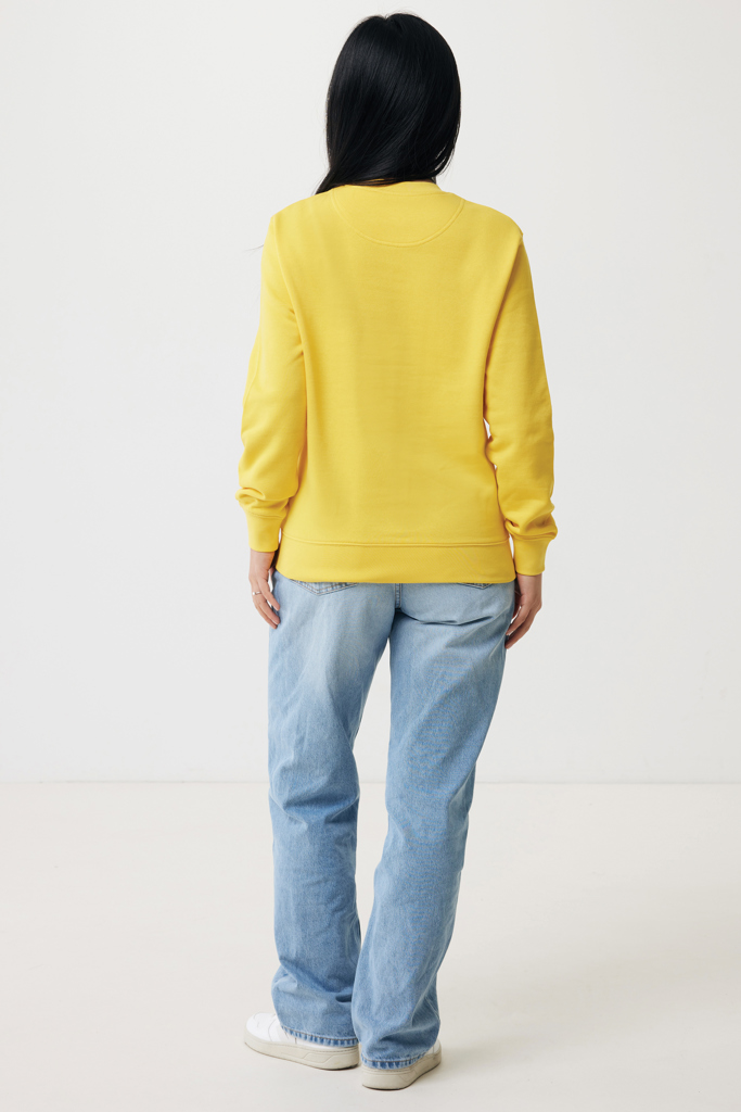 amarillo IQONIQ Etosha Sudadera Cuello Redondo Light Weight Algodón R
