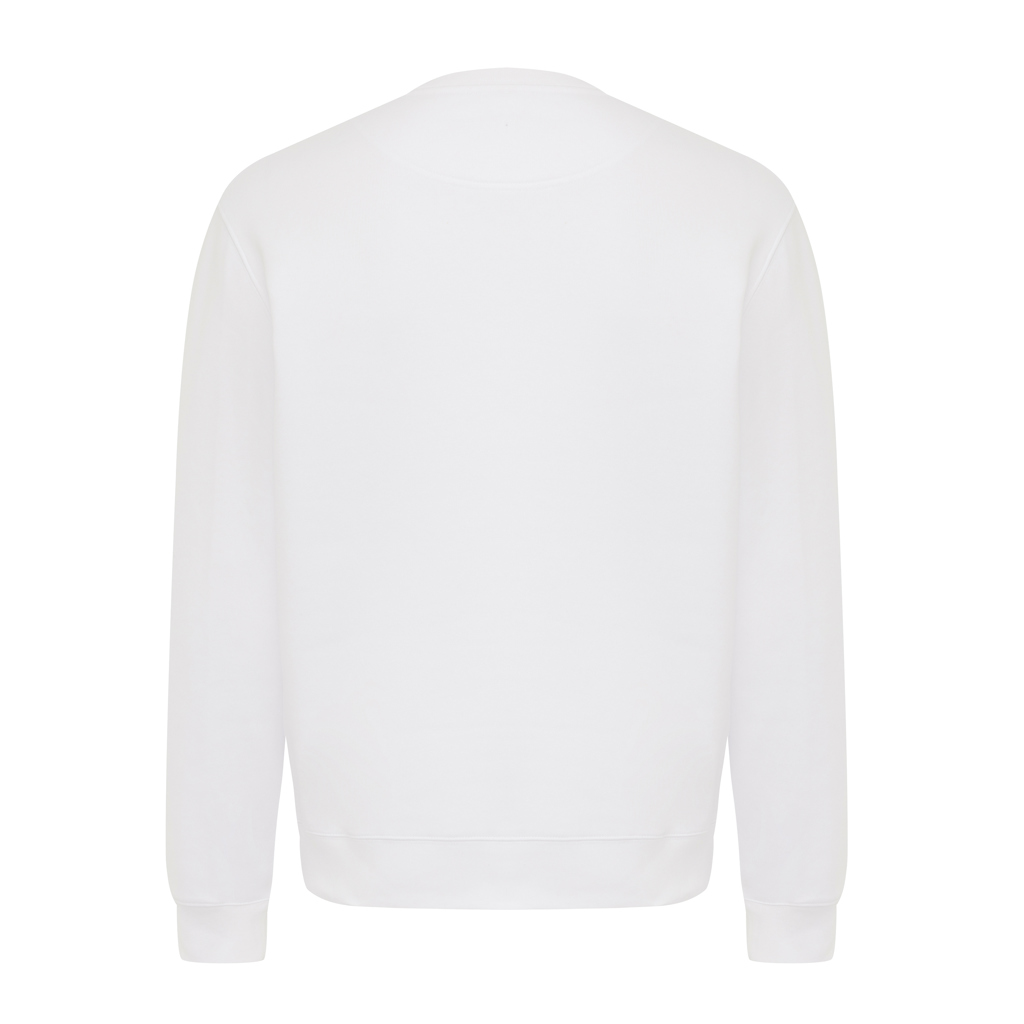 recycled white Sudadera de cuello redondo de algodón reciclado Torla IQONIQ