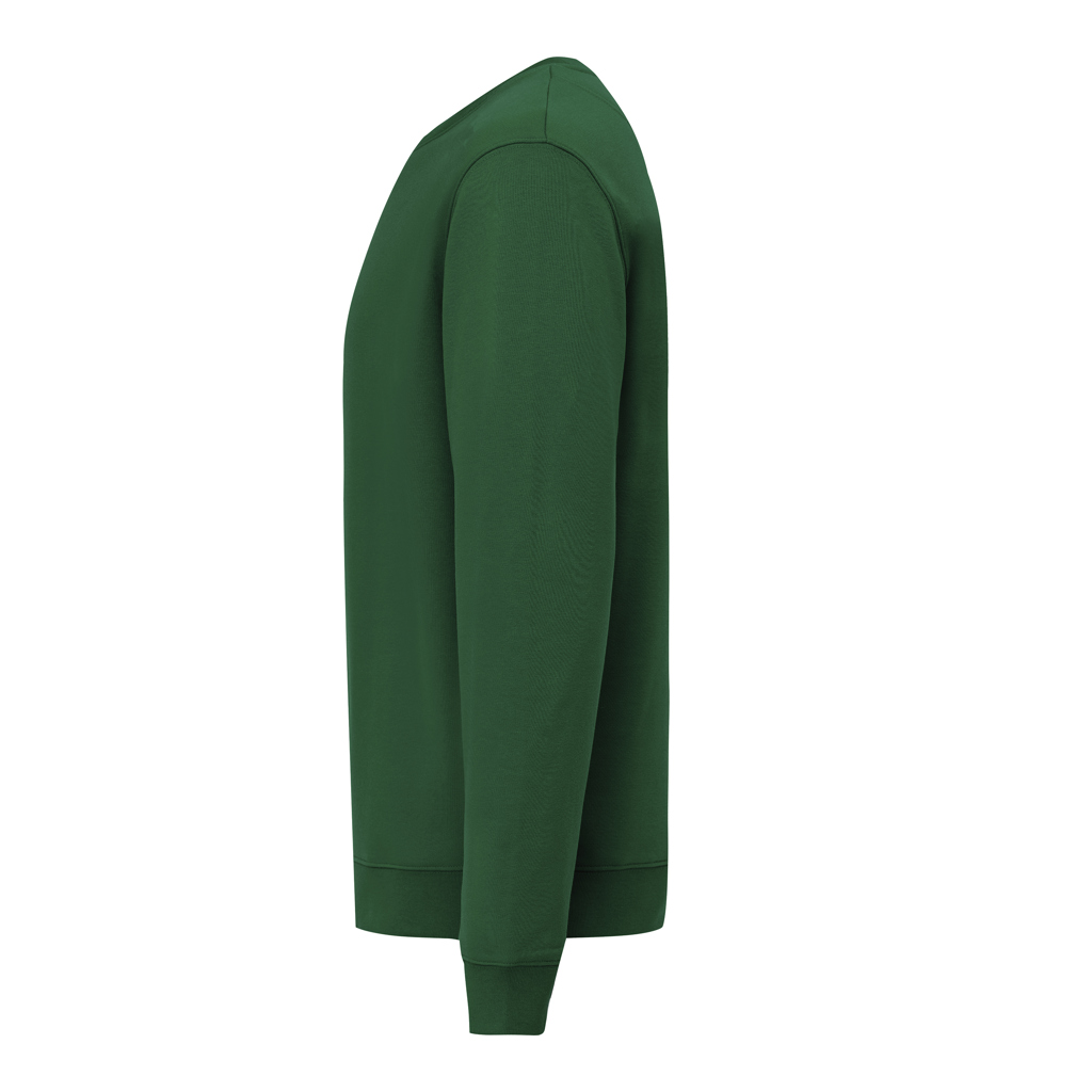 forest green Sudadera de cuello redondo de algodón reciclado Torla IQONIQ