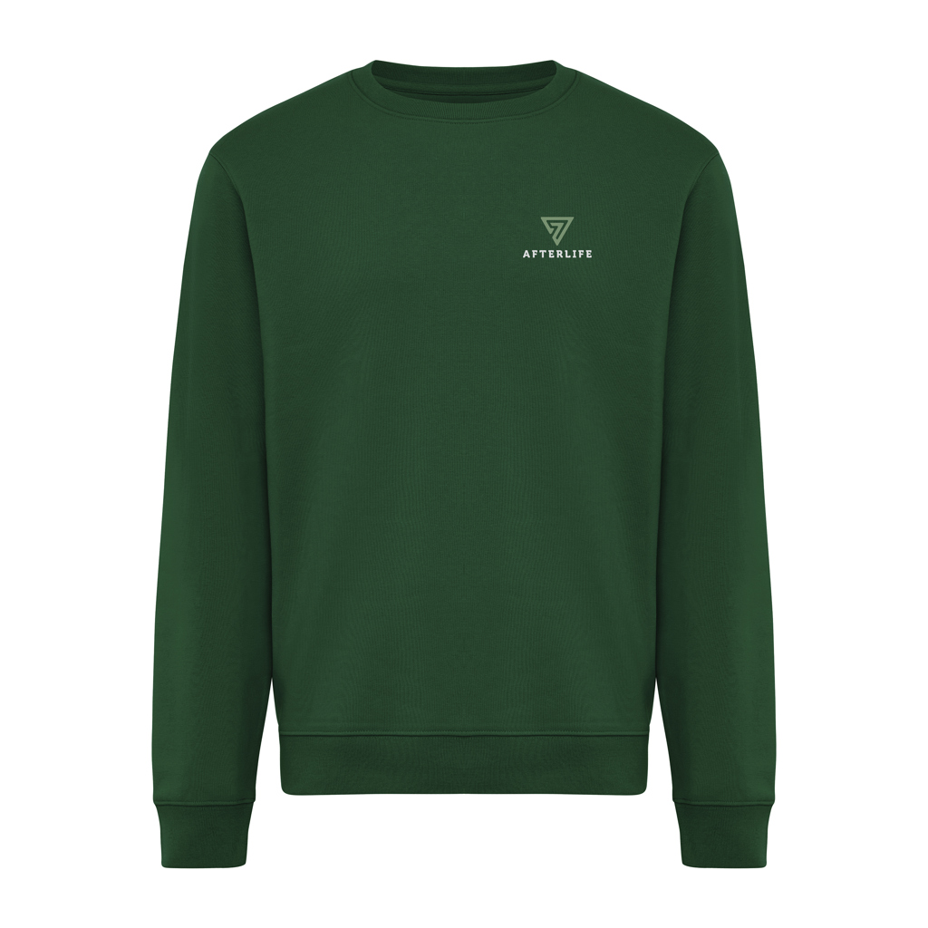 forest green Sudadera de cuello redondo de algodón reciclado Torla IQONIQ