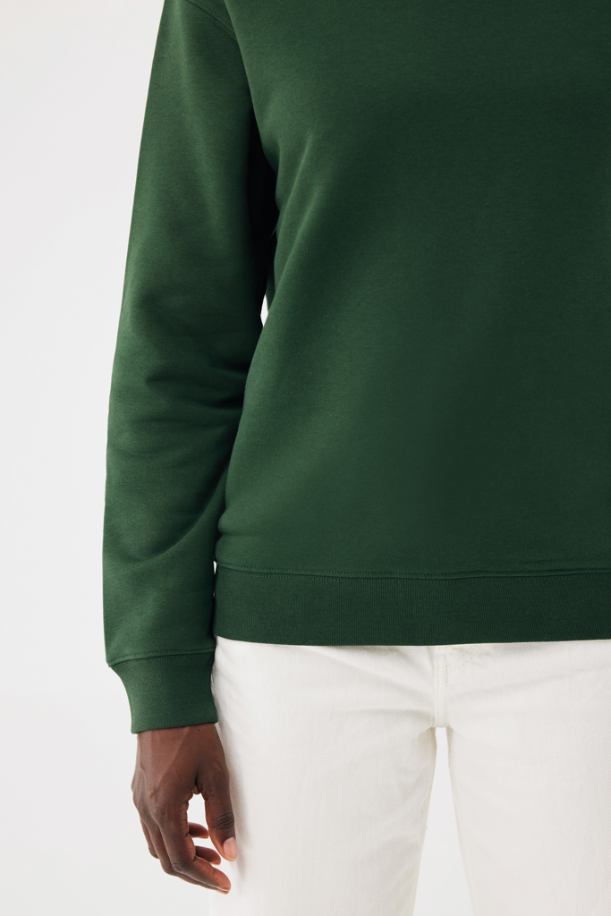 forest green Sudadera de cuello redondo de algodón reciclado Torla IQONIQ