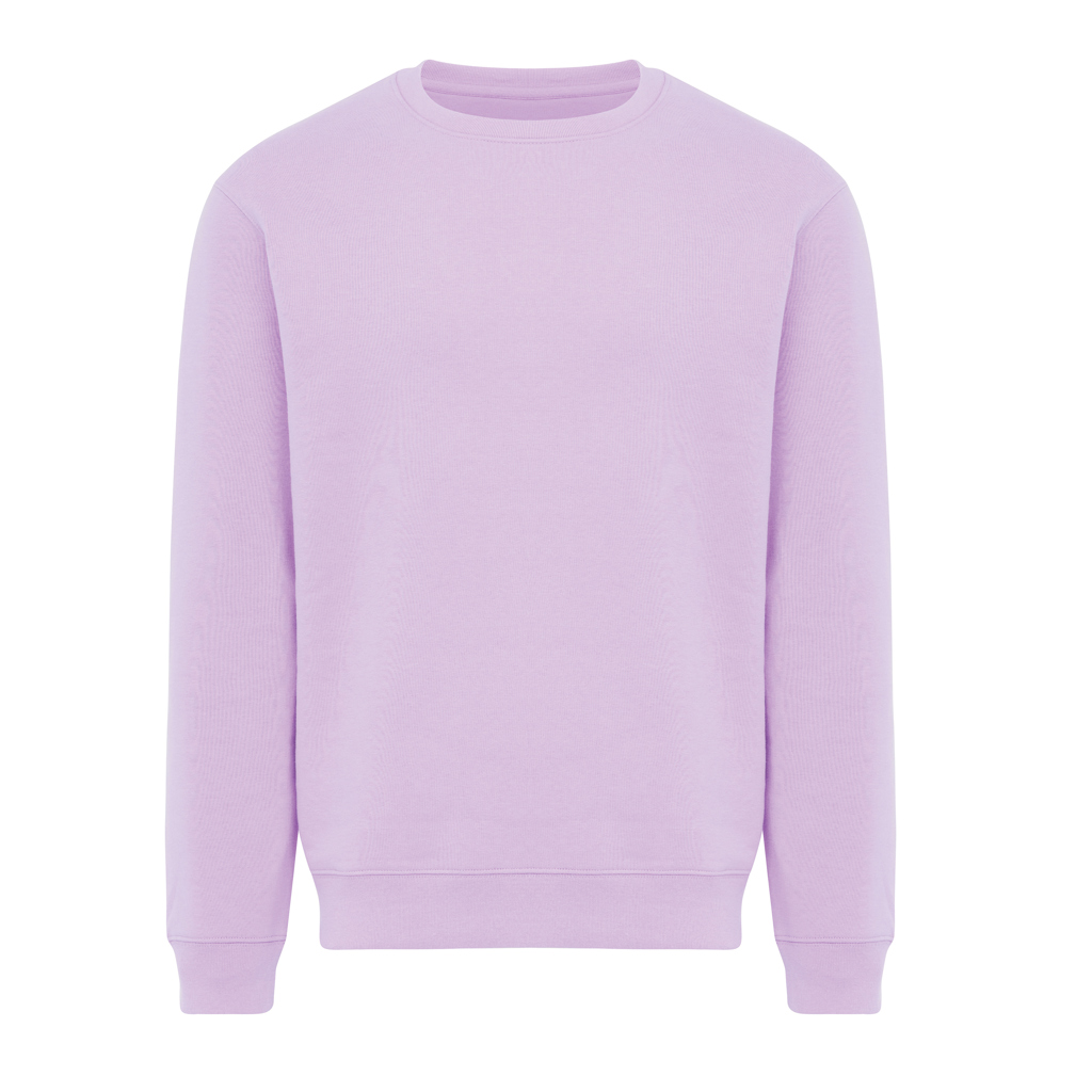 lavender Sudadera de cuello redondo de algodón reciclado Torla IQONIQ