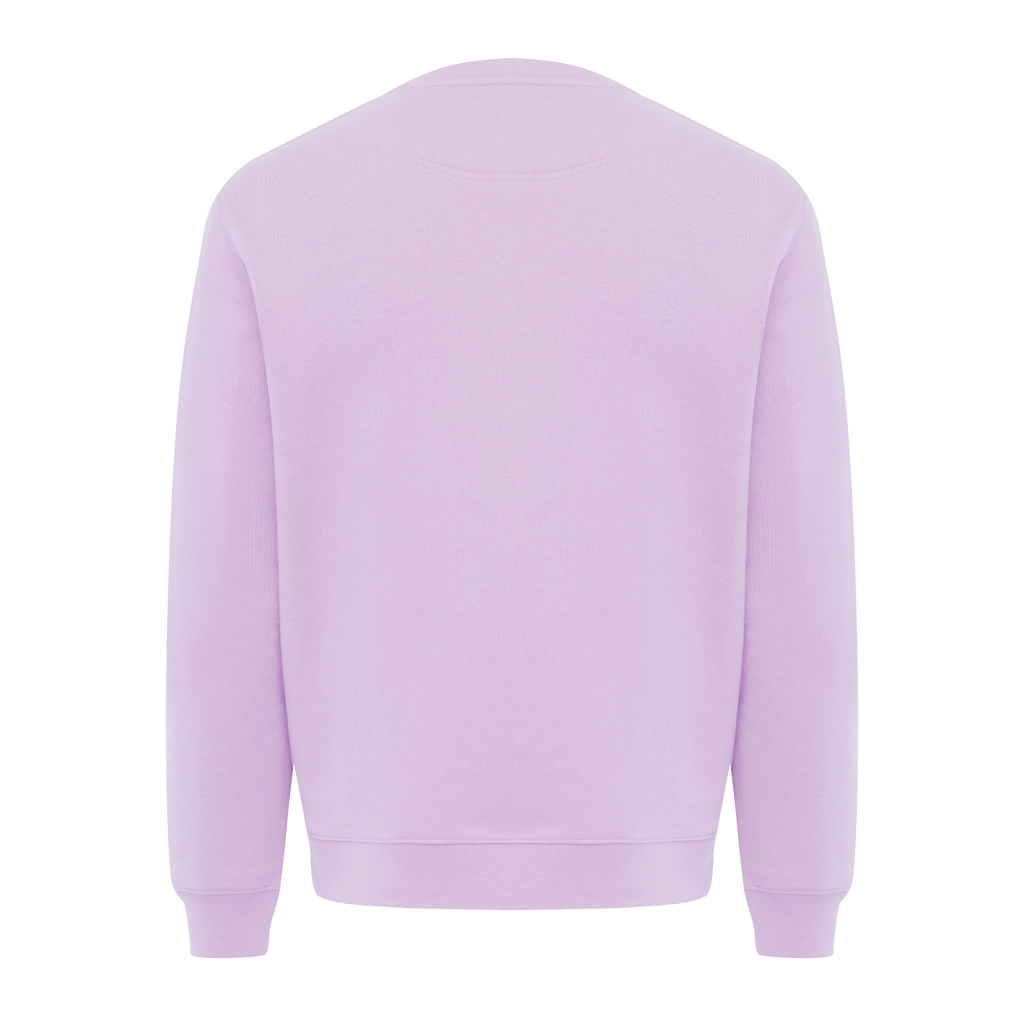 lavender Sudadera de cuello redondo de algodón reciclado Torla IQONIQ