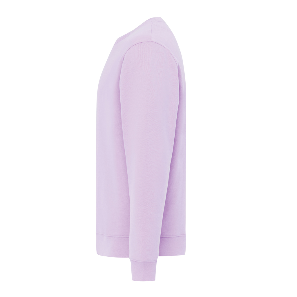lavender Sudadera de cuello redondo de algodón reciclado Torla IQONIQ