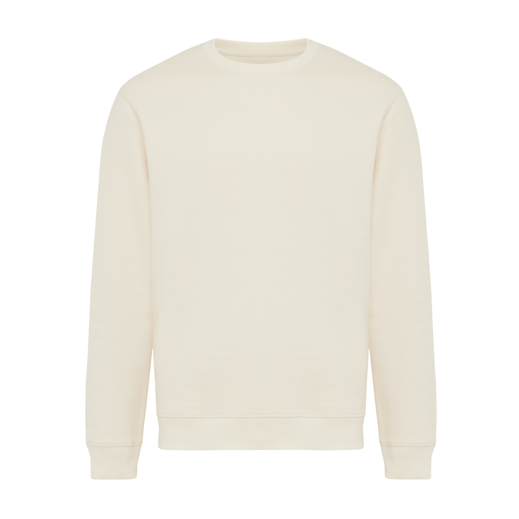 natural raw Sudadera de cuello redondo de algodón reciclado Torla IQONIQ