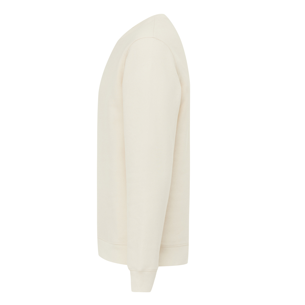 natural raw Sudadera de cuello redondo de algodón reciclado Torla IQONIQ