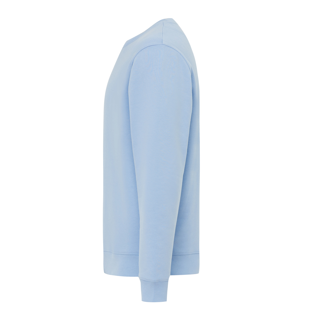 sky blue Sudadera de cuello redondo de algodón reciclado Torla IQONIQ