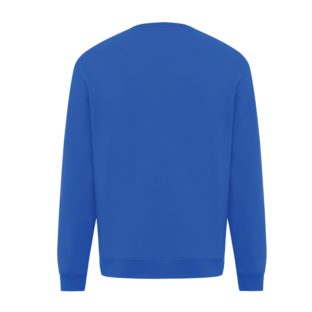 azul real Sudadera de cuello redondo de algodón reciclado Torla IQONIQ