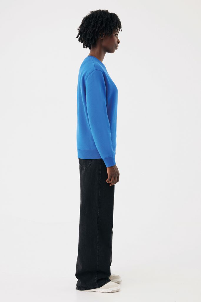 azul real Sudadera de cuello redondo de algodón reciclado Torla IQONIQ