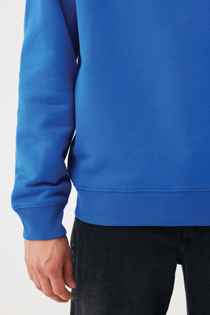 azul real Sudadera de cuello redondo de algodón reciclado Torla IQONIQ